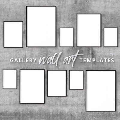 Templates for your Gallery Wall - Explore popular layout ideas here