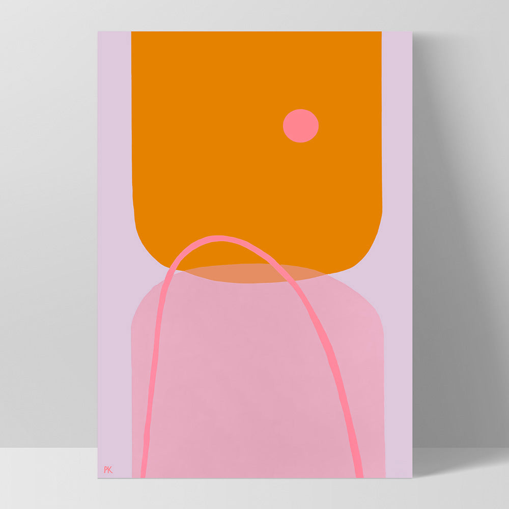 Perfectly Imperfect - Art Print by Poppy Key, Poster, Stretched Canvas, or Framed Wall Art Print, shown as a stretched canvas or poster without a frame