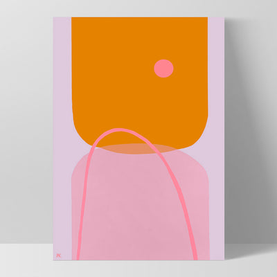 Perfectly Imperfect - Art Print by Poppy Key, Poster, Stretched Canvas, or Framed Wall Art Print, shown as a stretched canvas or poster without a frame
