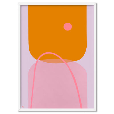 Perfectly Imperfect - Art Print by Poppy Key, Poster, Stretched Canvas, or Framed Wall Art Print, shown in a white frame