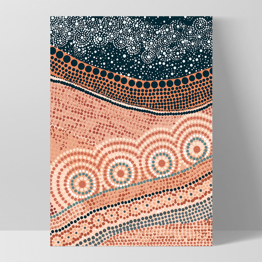 Birrong Star Light I - Art Print by Renee Molineaux, Poster, Stretched Canvas, or Framed Wall Art Print, shown as a stretched canvas or poster without a frame