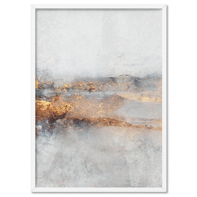 Into the Storm I - Art Print, Poster, Stretched Canvas, or Framed Wall Art Print, shown in a white frame
