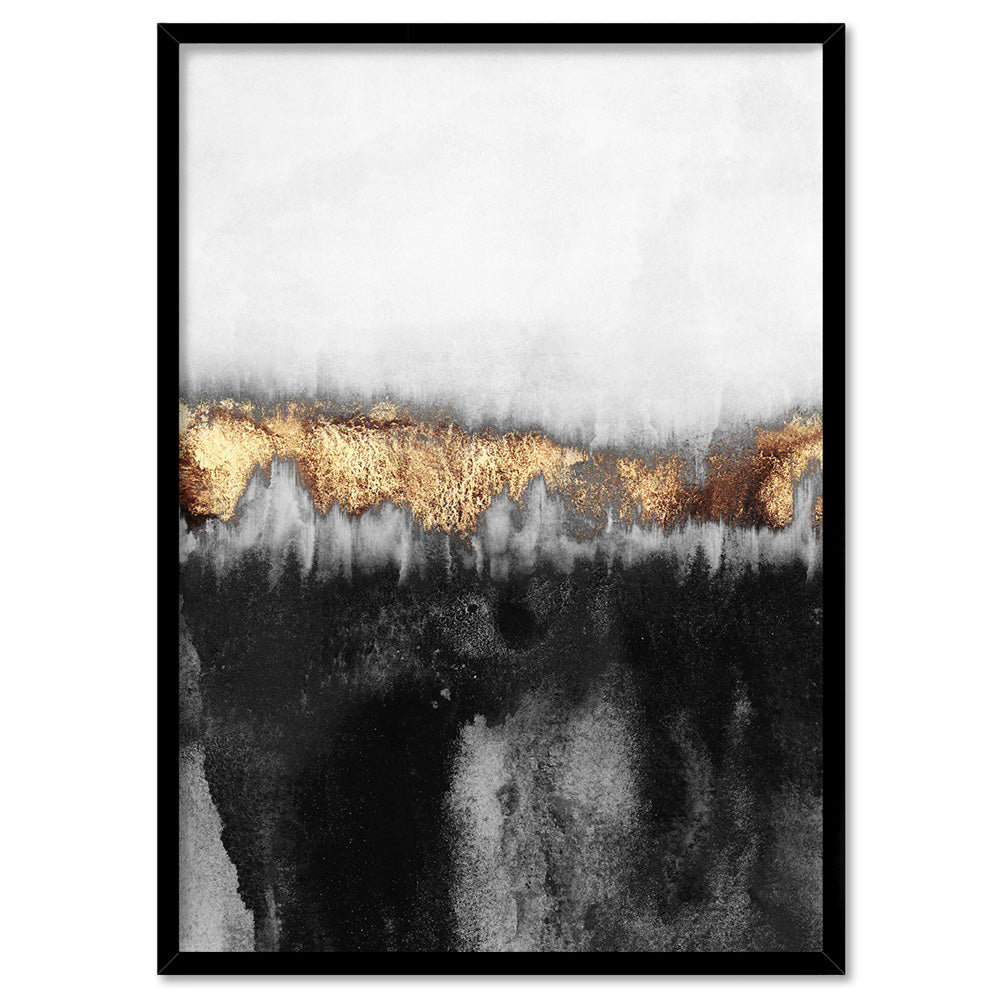 Into the Storm III - Art Print, Poster, Stretched Canvas, or Framed Wall Art Print, shown in a black frame