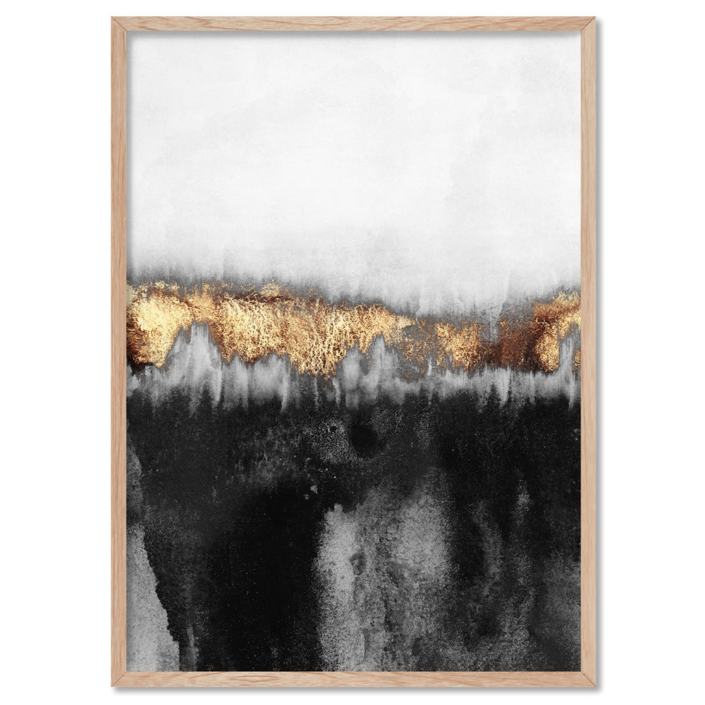 Into the Storm III - Art Print, Poster, Stretched Canvas, or Framed Wall Art Print, shown in a natural timber frame