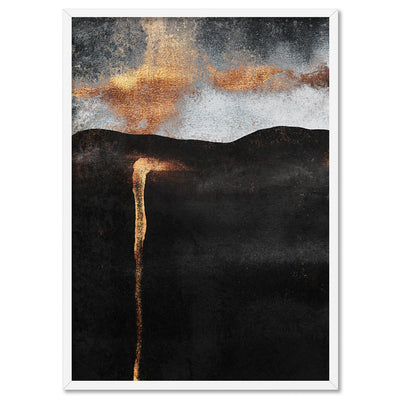 Into the Storm IV - Art Print, Poster, Stretched Canvas, or Framed Wall Art Print, shown in a white frame