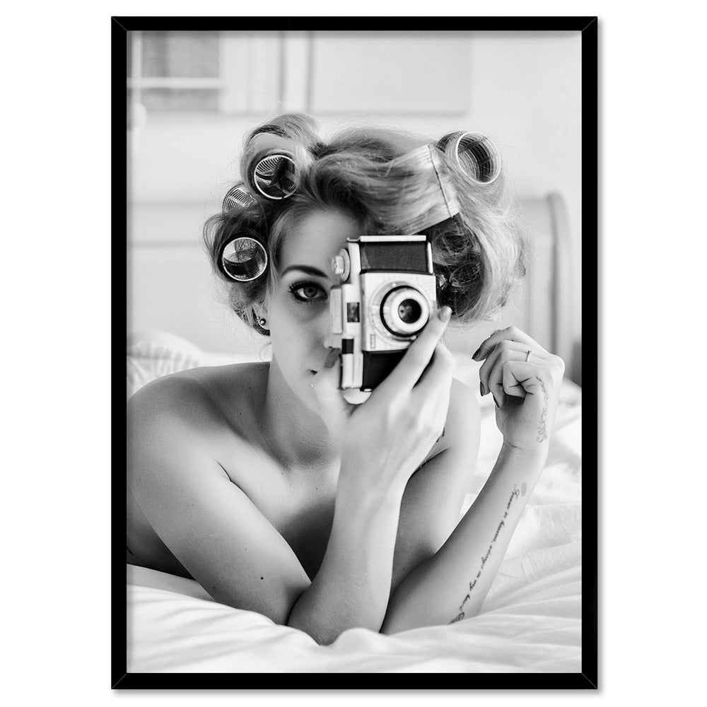 Strike a Pose - Art Print, Poster, Stretched Canvas, or Framed Wall Art Print, shown in a black frame
