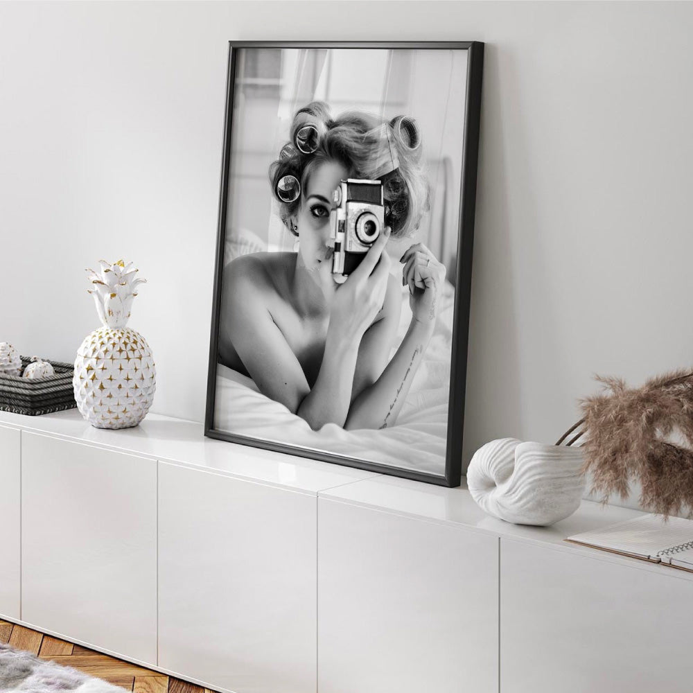 Strike a Pose - Art Print, Poster, Stretched Canvas or Framed Wall Art Prints, shown framed in a room