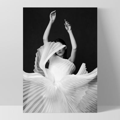 Swan Lake - Art Print, Poster, Stretched Canvas, or Framed Wall Art Print, shown as a stretched canvas or poster without a frame