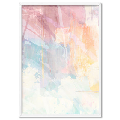 Serenity Prisim I - Art Print, Poster, Stretched Canvas, or Framed Wall Art Print, shown in a white frame