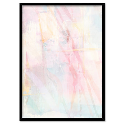 Serenity Prisim II - Art Print, Poster, Stretched Canvas, or Framed Wall Art Print, shown in a black frame