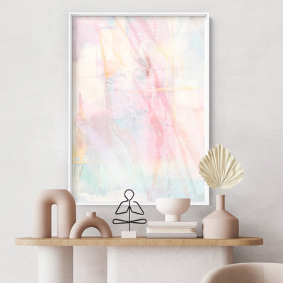 Serenity Prisim II - Art Print, Poster, Stretched Canvas or Framed Wall Art Prints, shown framed in a room
