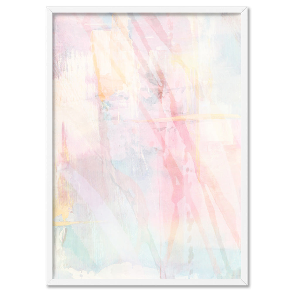 Serenity Prisim II - Art Print, Poster, Stretched Canvas, or Framed Wall Art Print, shown in a white frame