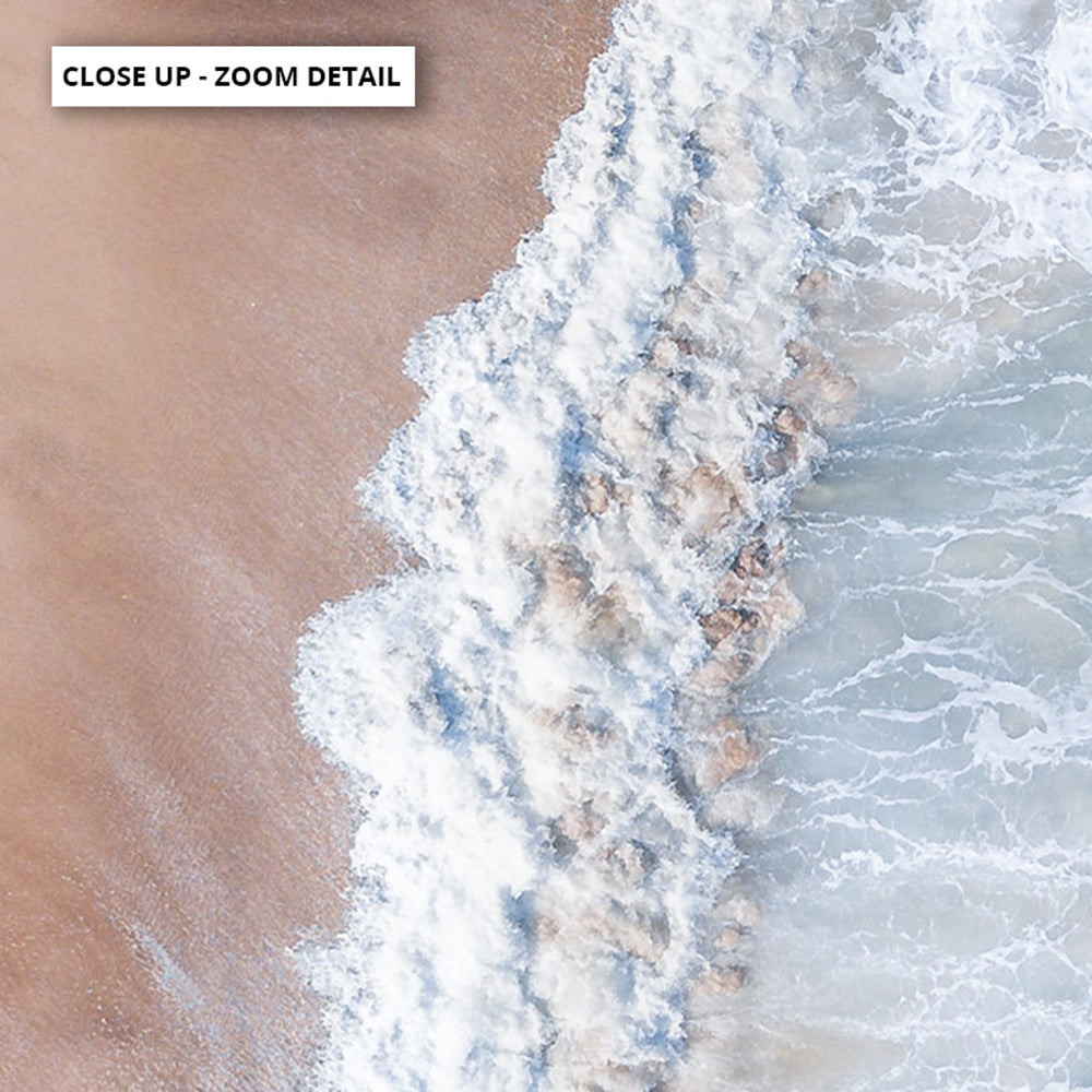 Eleven Mile Beach Aerial II - Art Print, Poster, Stretched Canvas or Framed Wall Art, Close up View of Print Resolution