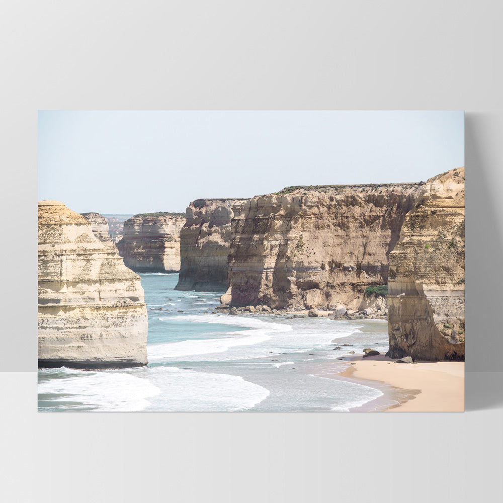 The Twelve Apostles II - Art Print, Poster, Stretched Canvas, or Framed Wall Art Print, shown as a stretched canvas or poster without a frame