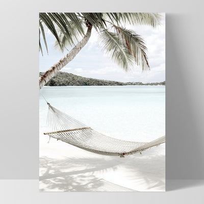 Island Daydreams - Art Print, Poster, Stretched Canvas, or Framed Wall Art Print, shown as a stretched canvas or poster without a frame
