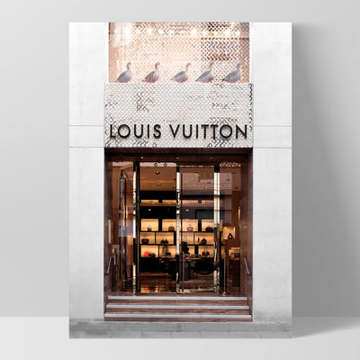 Louis V Entrance Lumiere  - Art Print, Poster, Stretched Canvas, or Framed Wall Art Print, shown as a stretched canvas or poster without a frame