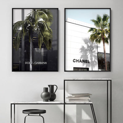 Coco Rodeo Drive - Art Print, Poster, Stretched Canvas or Framed Wall Art, shown framed in a home interior space