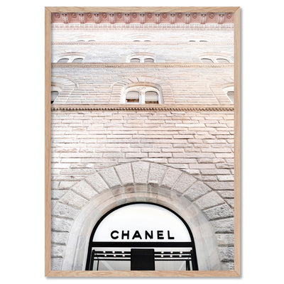 Coco Arches - Art Print, Poster, Stretched Canvas, or Framed Wall Art Print, shown in a natural timber frame