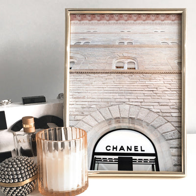 Coco Arches - Art Print, Poster, Stretched Canvas or Framed Wall Art Prints, shown framed in a room