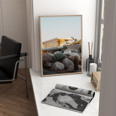 Palm Springs | Afternoon Light - Art Print, Poster, Stretched Canvas or Framed Wall Art Prints, shown framed in a room