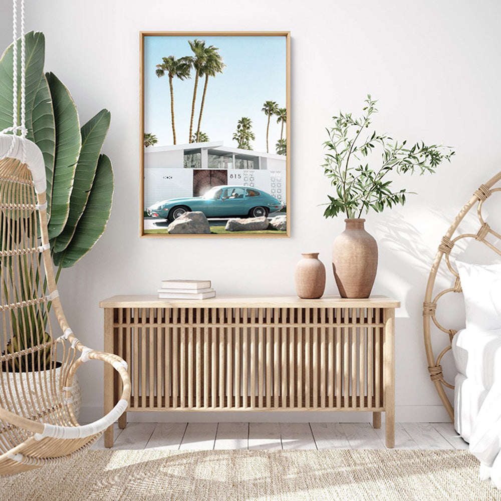Palm Springs | 815 Classic - Art Print, Poster, Stretched Canvas or Framed Wall Art, shown framed in a room