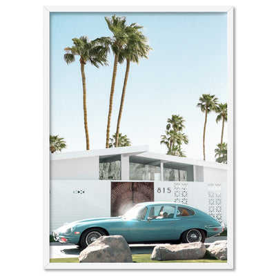 Palm Springs | 815 Classic - Art Print, Poster, Stretched Canvas, or Framed Wall Art Print, shown in a white frame