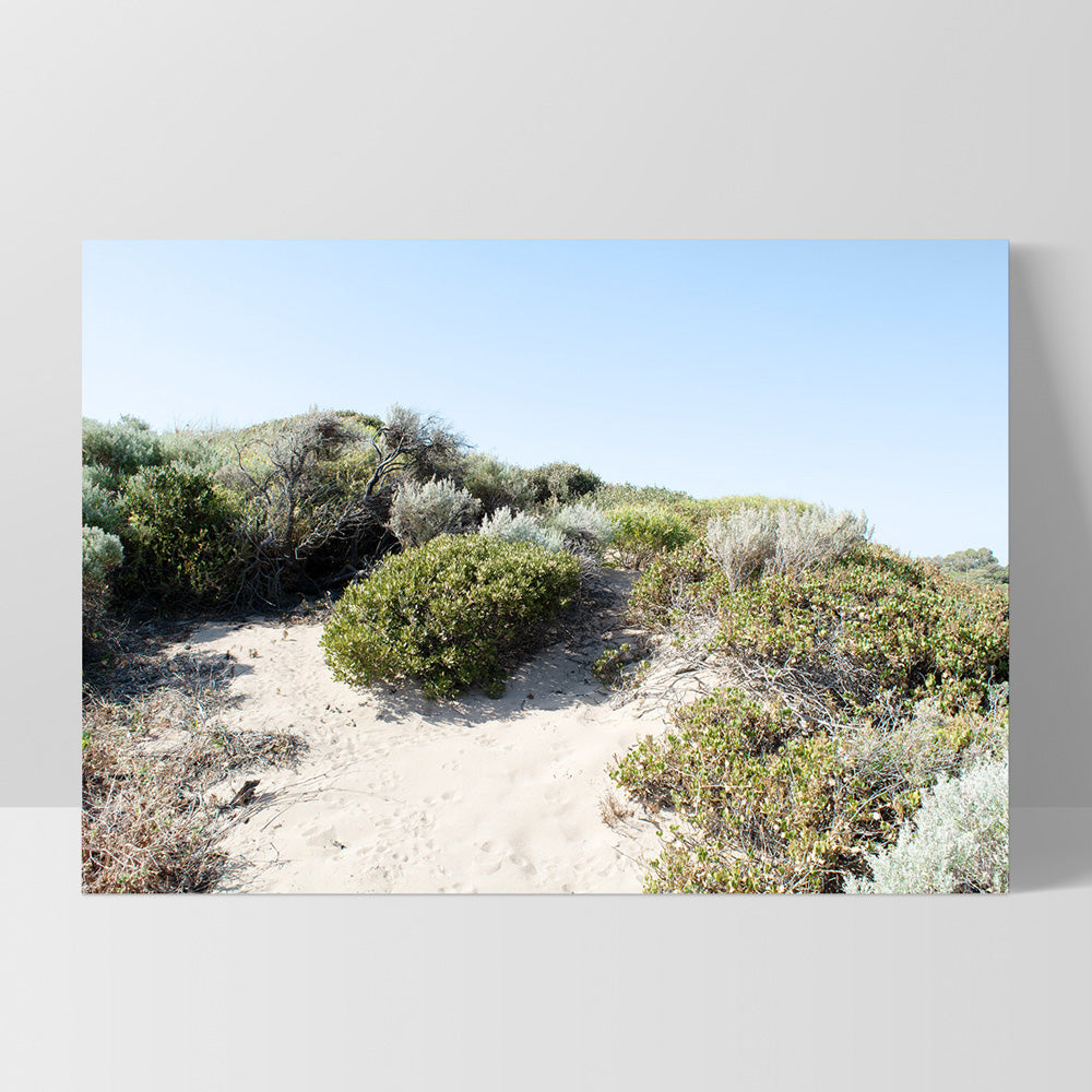Sand Dune Botanicals Perth I - Art Print, Poster, Stretched Canvas, or Framed Wall Art Print, shown as a stretched canvas or poster without a frame
