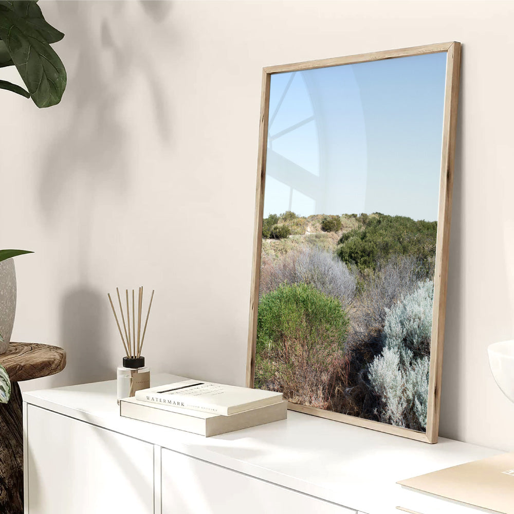 Sand Dune Botanicals Perth II - Art Print, Poster, Stretched Canvas or Framed Wall Art Prints, shown framed in a room