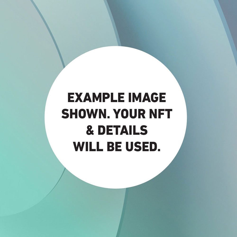 Your NFT | Bold & Detail Style  - Art Print, Poster, Stretched Canvas or Framed Wall Art, Close up View of Print Resolution