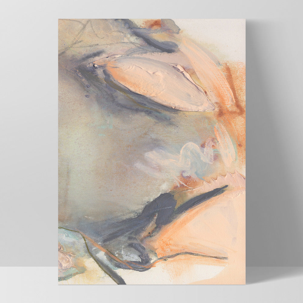 Rosa Gris III - Art Print by Nicole Schafter, Poster, Stretched Canvas, or Framed Wall Art Print, shown as a stretched canvas or poster without a frame