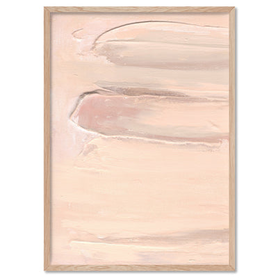 Rosa Arte II - Art Print, Poster, Stretched Canvas, or Framed Wall Art Print, shown in a natural timber frame
