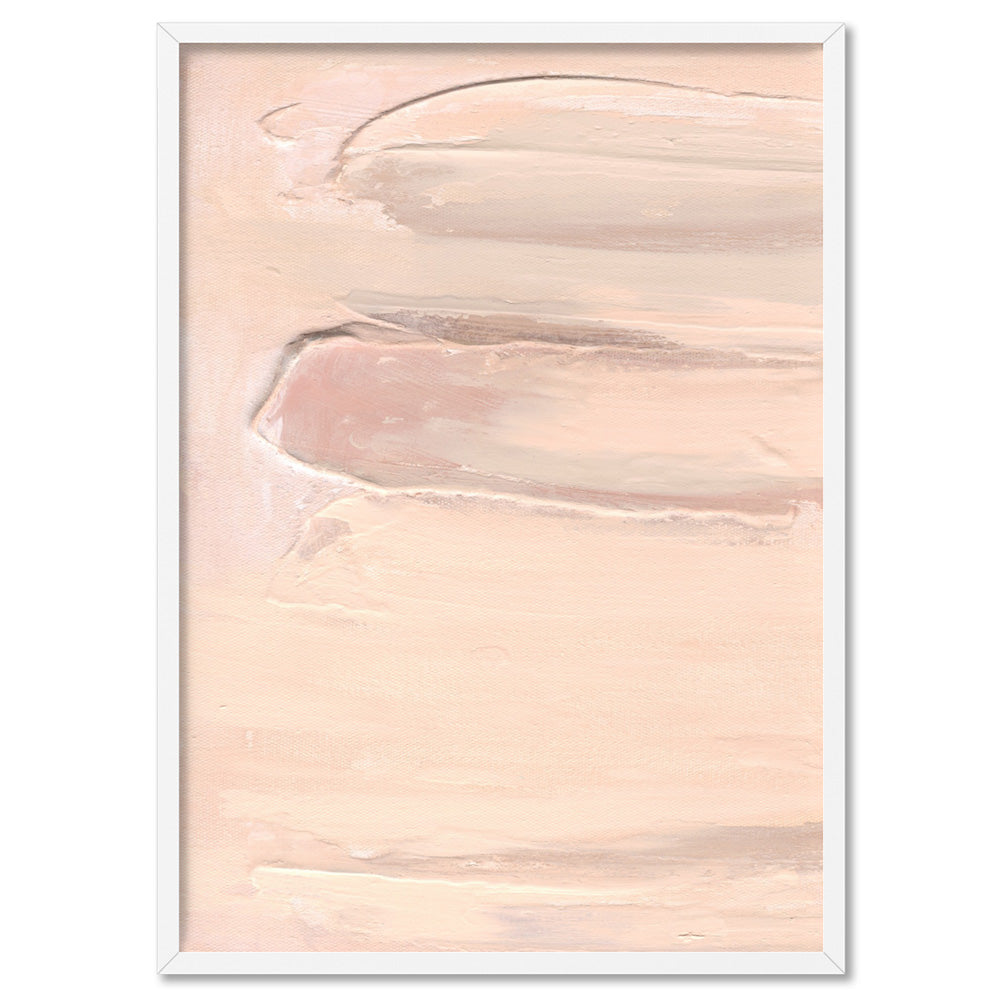 Rosa Arte II - Art Print, Poster, Stretched Canvas, or Framed Wall Art Print, shown in a white frame