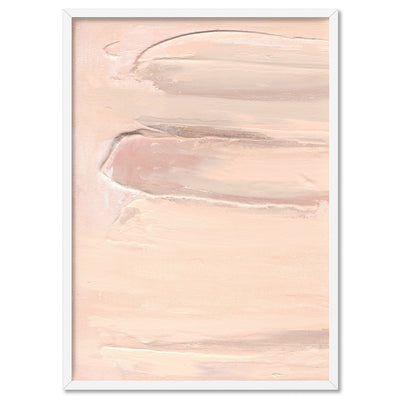 Rosa Arte II - Art Print, Poster, Stretched Canvas, or Framed Wall Art Print, shown in a white frame