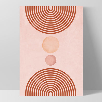 Boho Arches Abstract IV - Art Print, Poster, Stretched Canvas, or Framed Wall Art Print, shown as a stretched canvas or poster without a frame